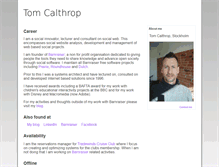 Tablet Screenshot of calthrop.info